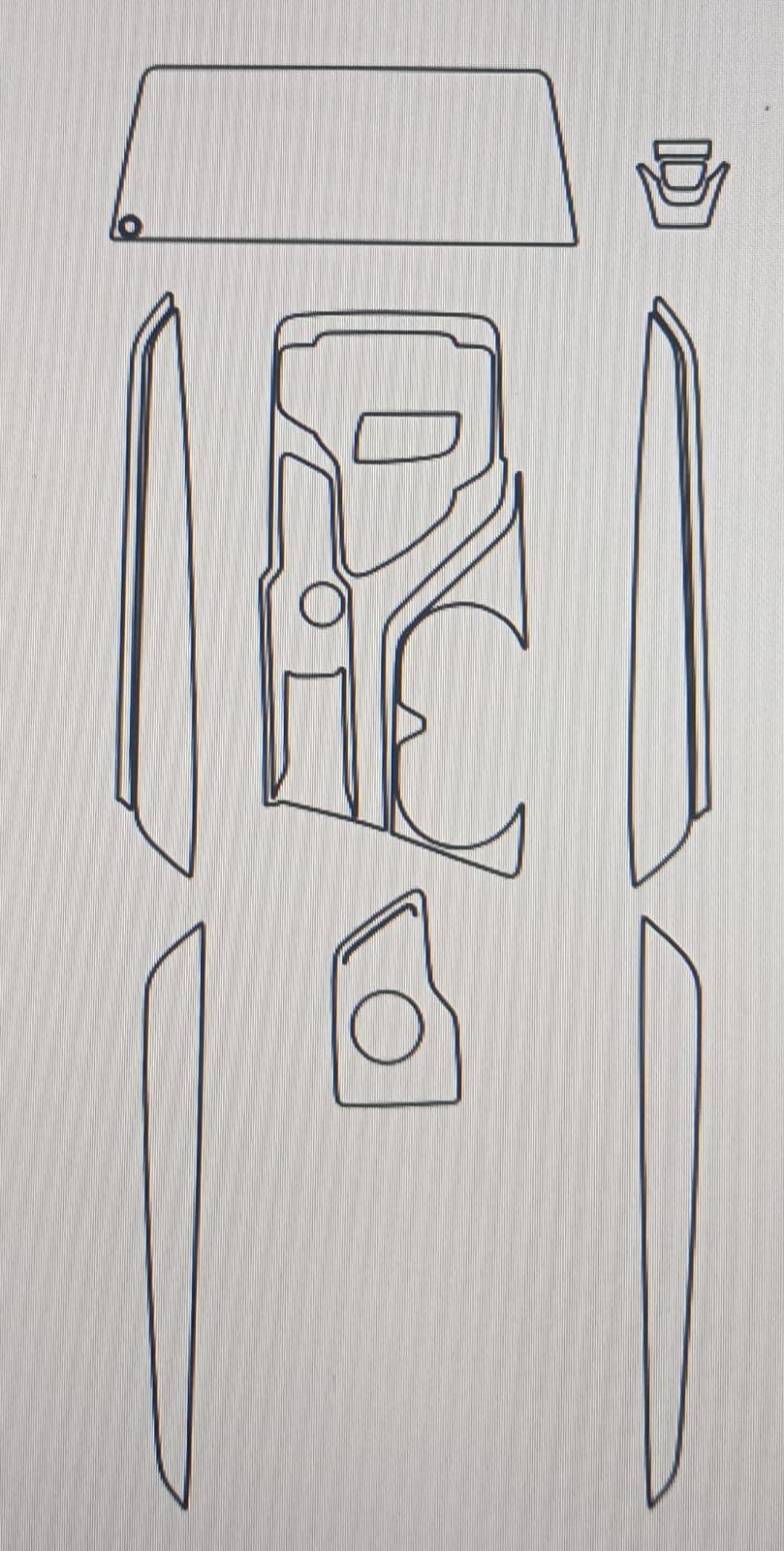 Tint & Orange Interior PPF – MG GLOSTER [AT/MT]